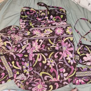 Vera Bradley set of 6 bags